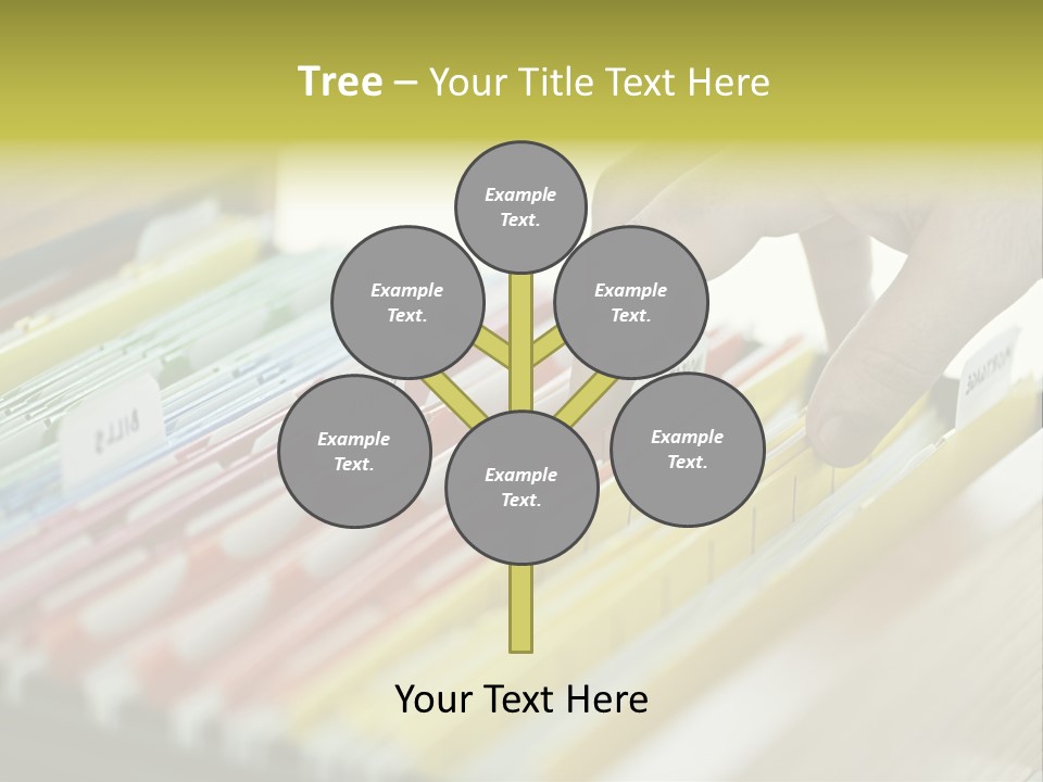 Cabinet Financial Information PowerPoint Template
