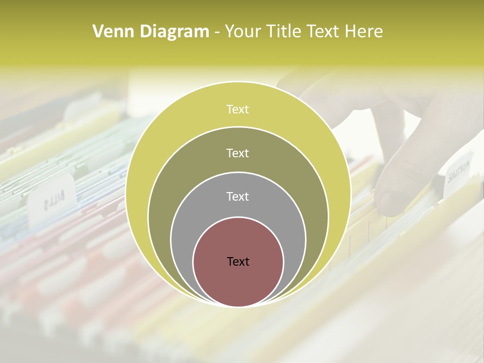Cabinet Financial Information PowerPoint Template