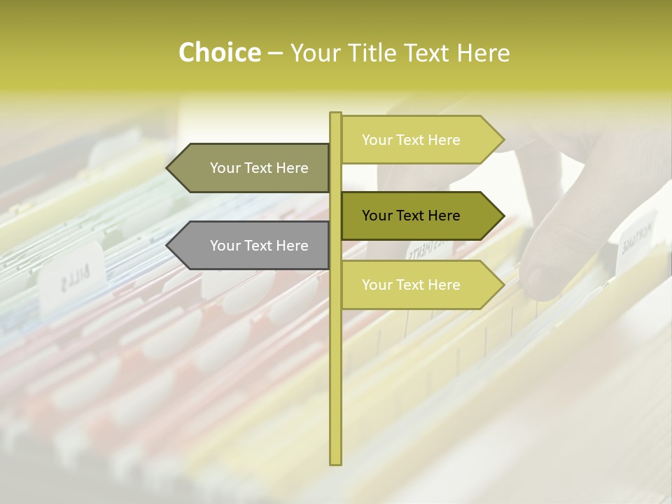 Cabinet Financial Information PowerPoint Template
