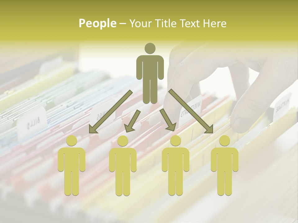 Cabinet Financial Information PowerPoint Template