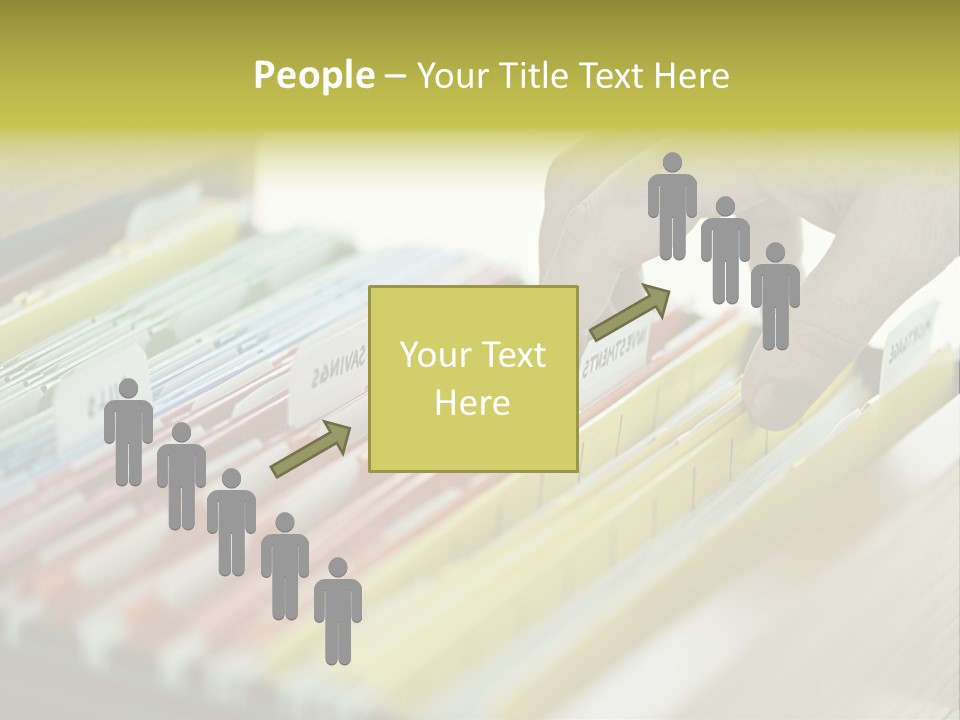 Cabinet Financial Information PowerPoint Template