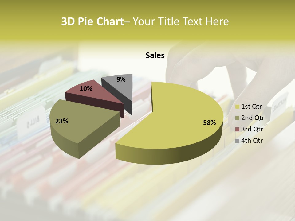Cabinet Financial Information PowerPoint Template