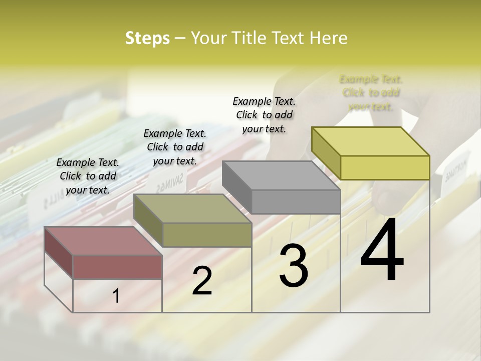 Cabinet Financial Information PowerPoint Template
