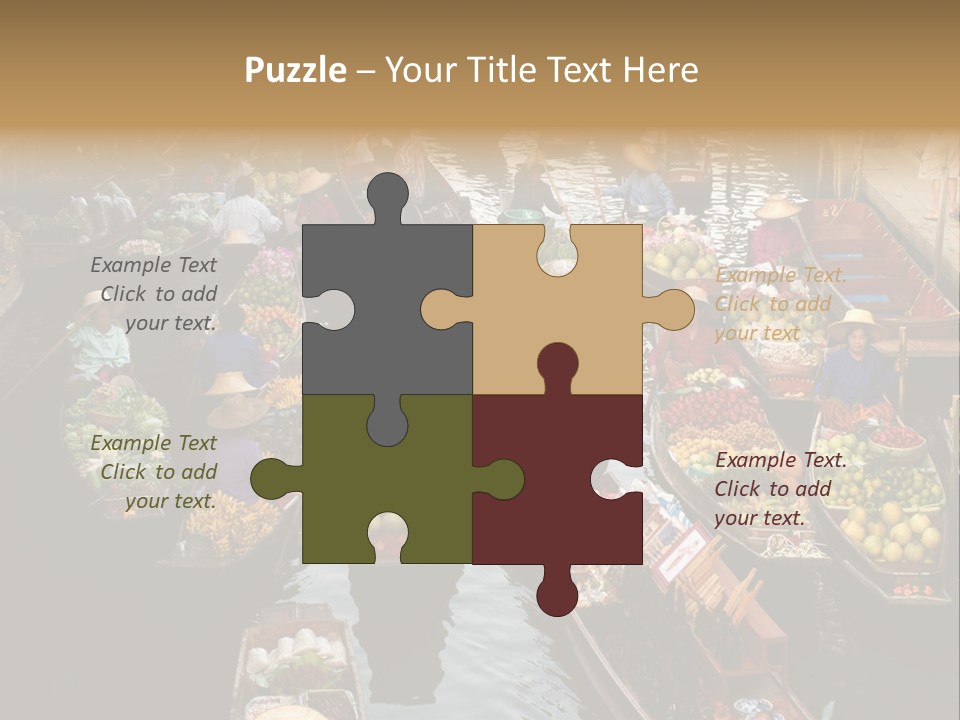 Water Thailand Archeology PowerPoint Template