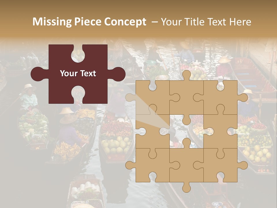 Water Thailand Archeology PowerPoint Template