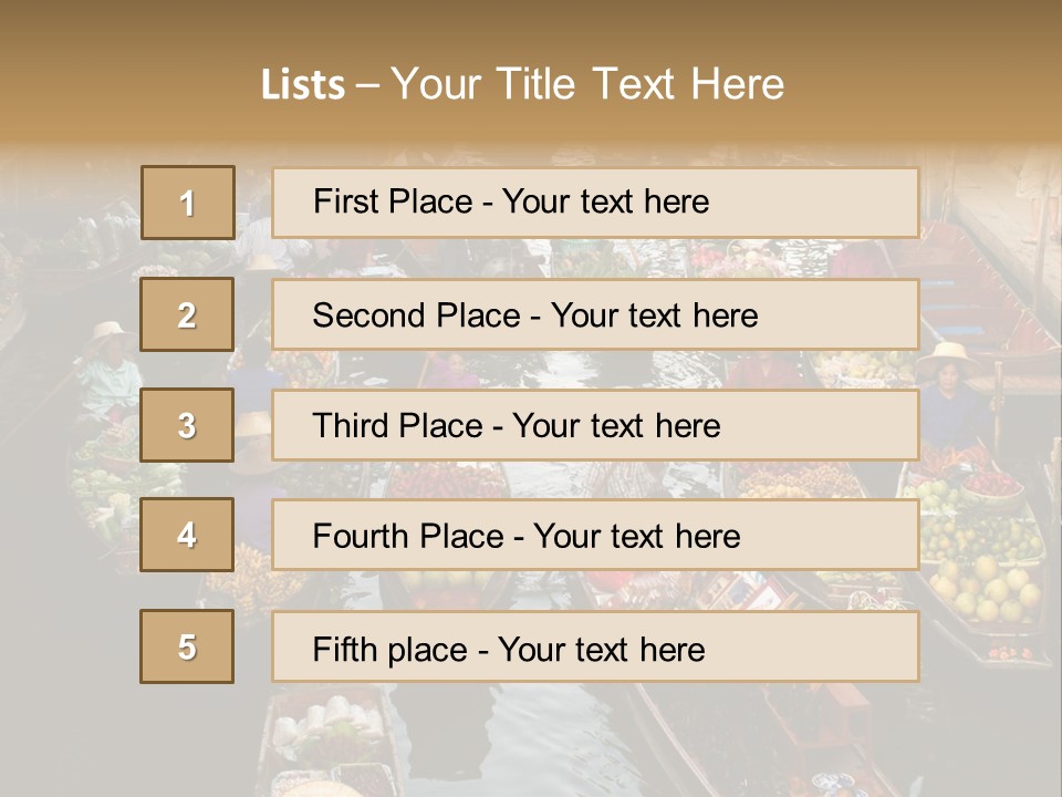 Water Thailand Archeology PowerPoint Template