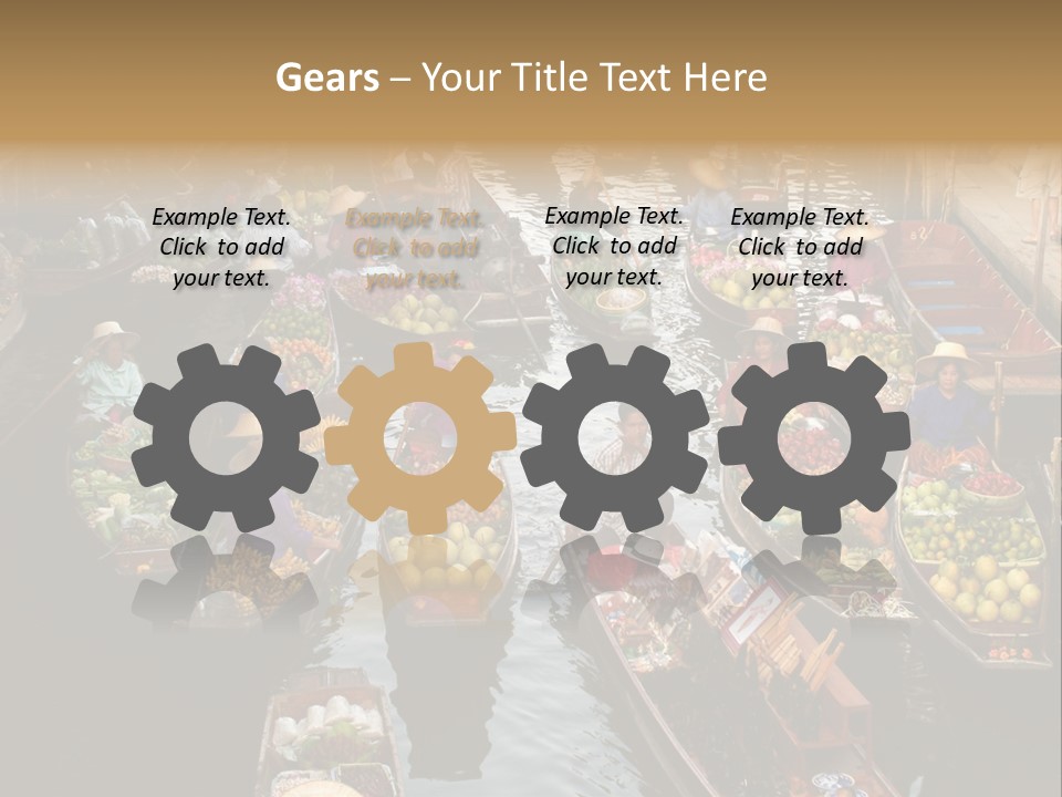 Water Thailand Archeology PowerPoint Template