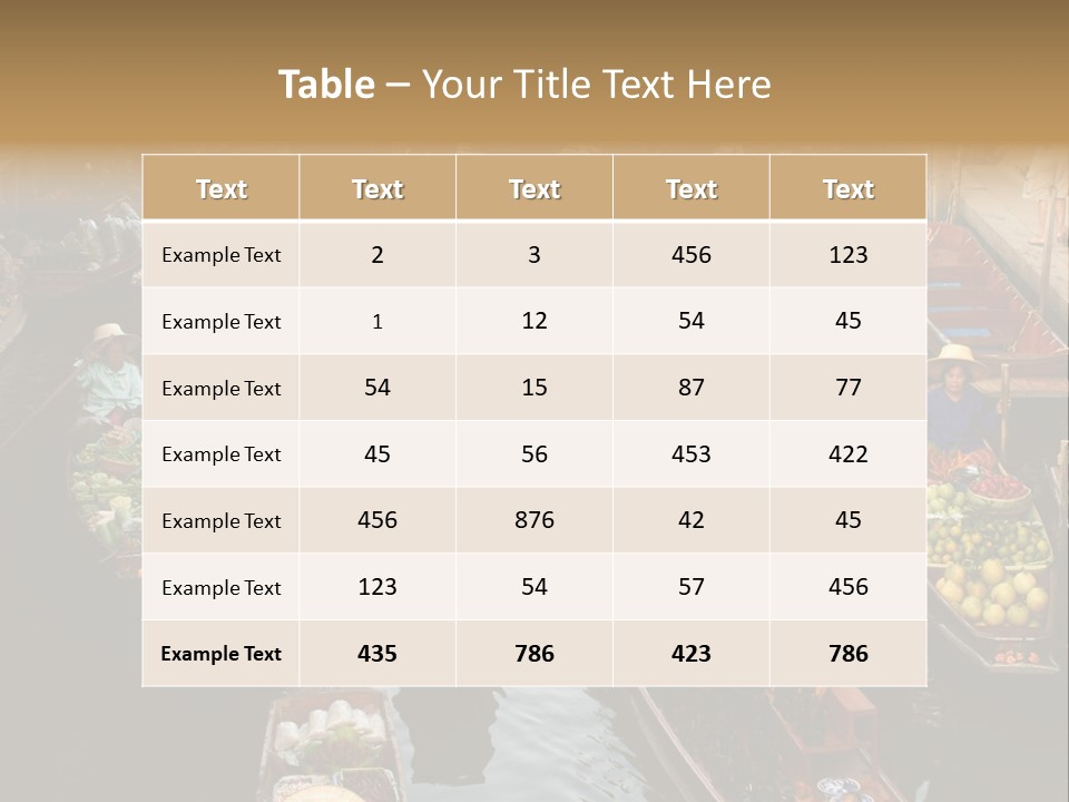 Water Thailand Archeology PowerPoint Template