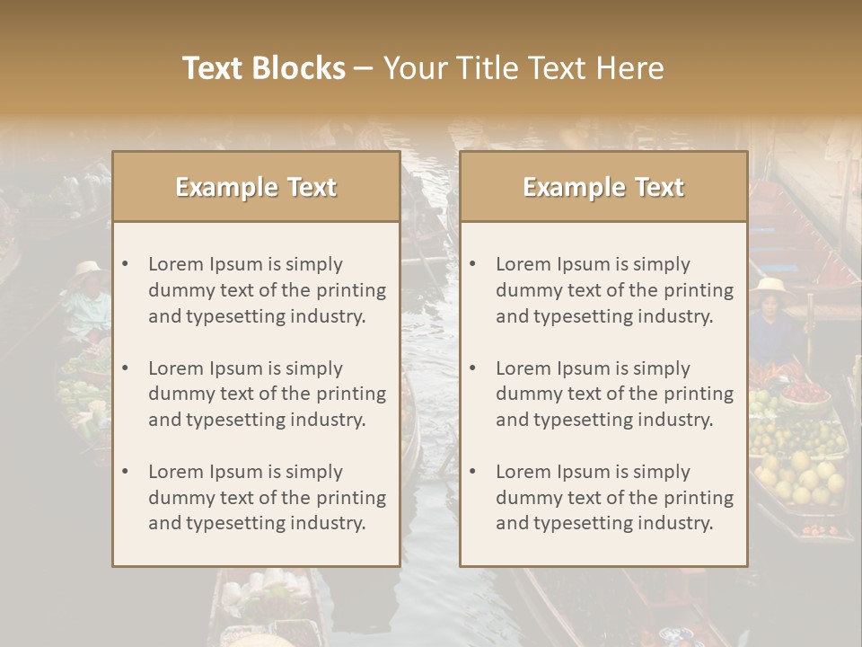 Water Thailand Archeology PowerPoint Template