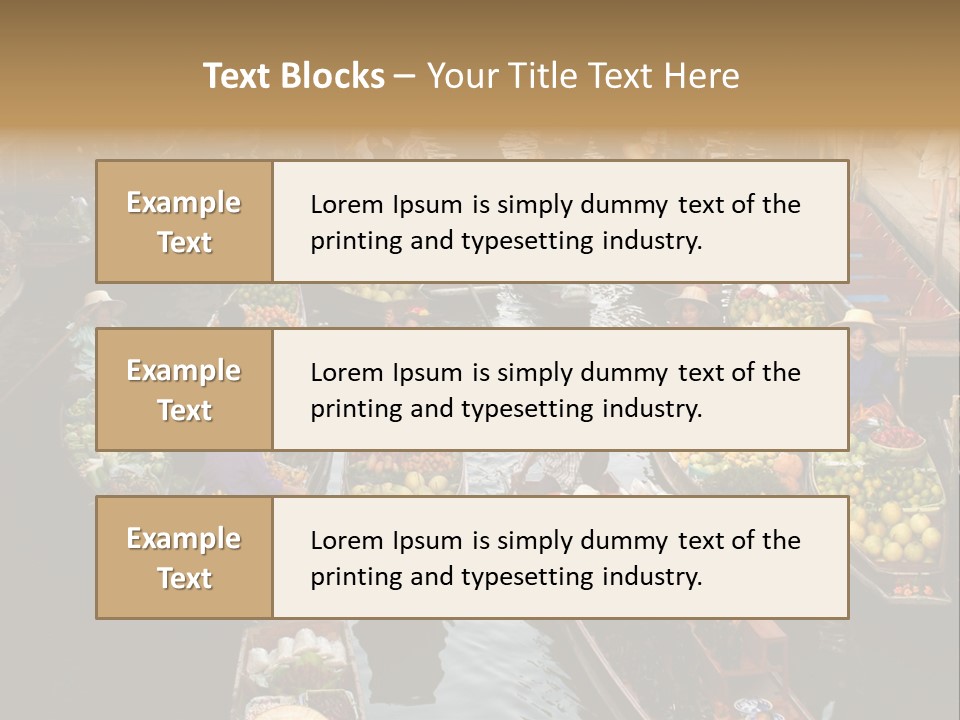 Water Thailand Archeology PowerPoint Template