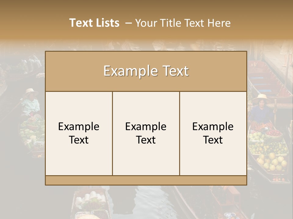 Water Thailand Archeology PowerPoint Template