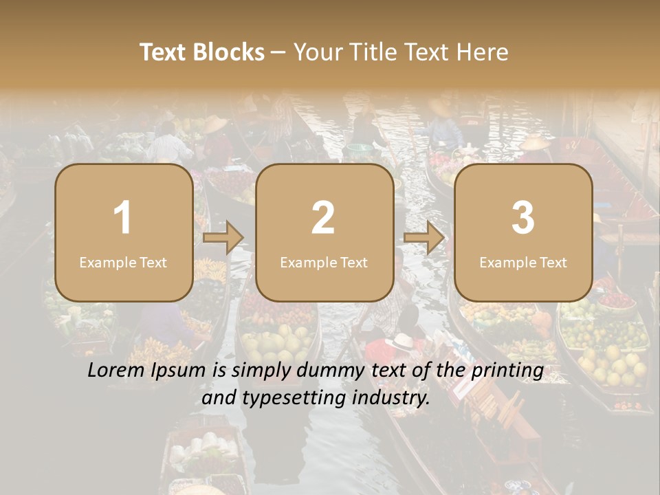 Water Thailand Archeology PowerPoint Template