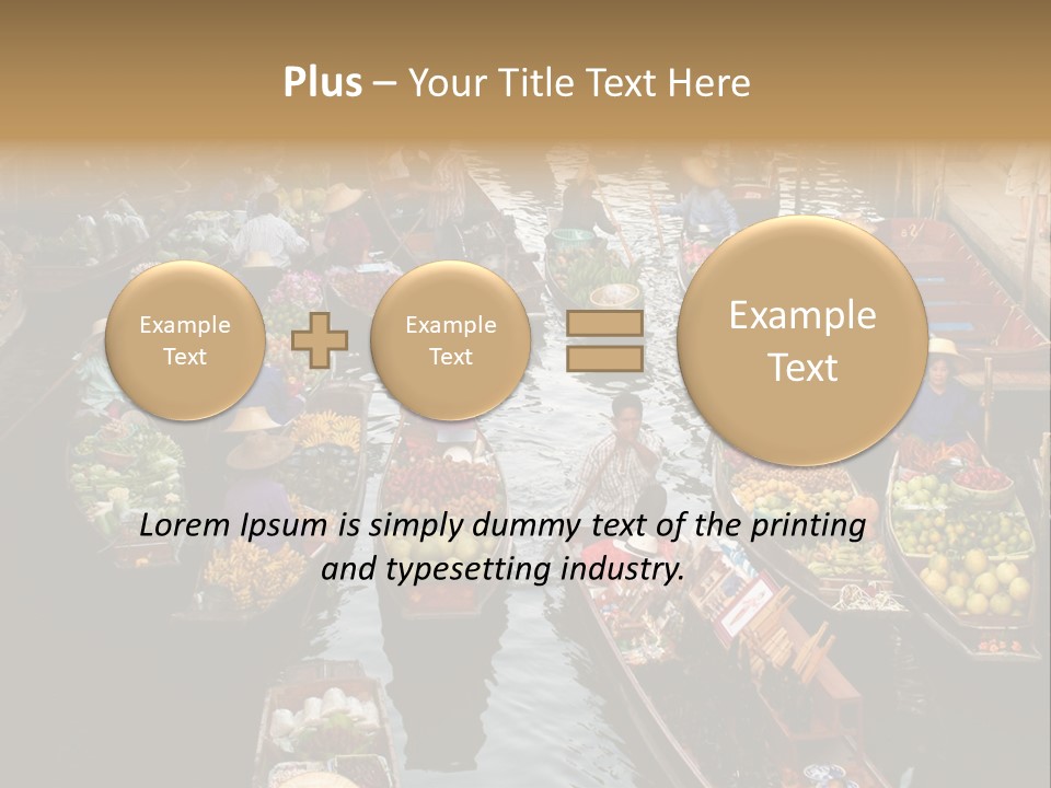 Water Thailand Archeology PowerPoint Template