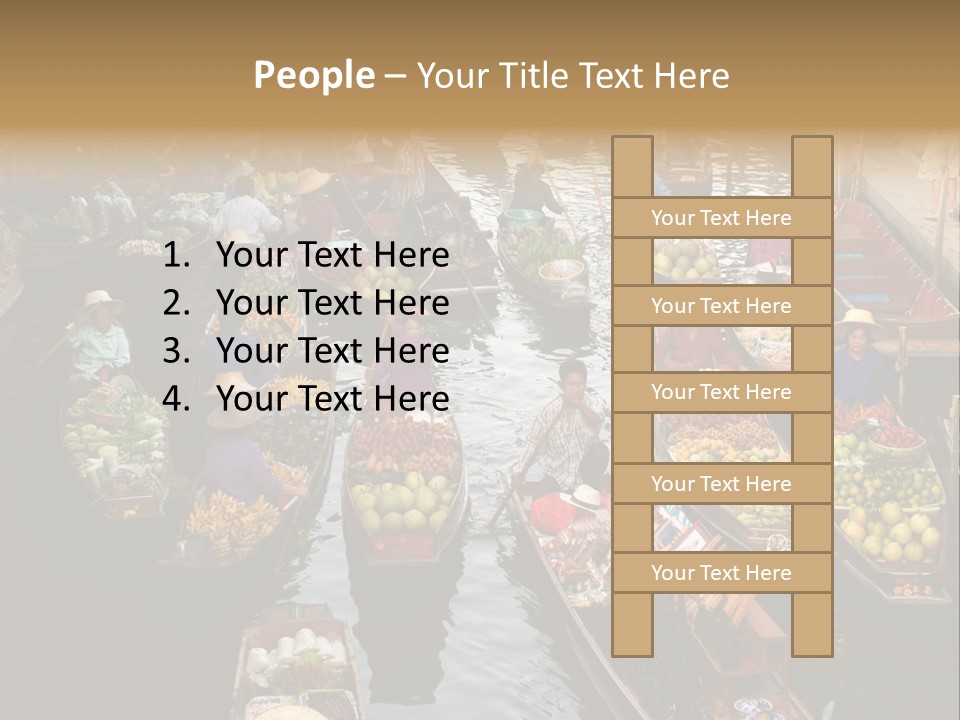 Water Thailand Archeology PowerPoint Template