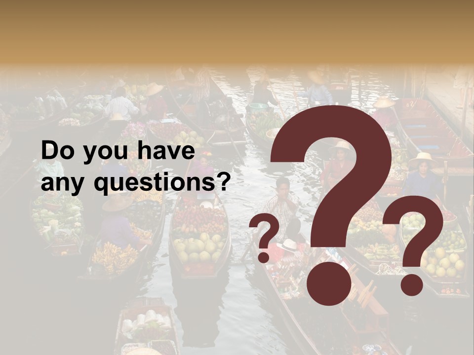 Water Thailand Archeology PowerPoint Template