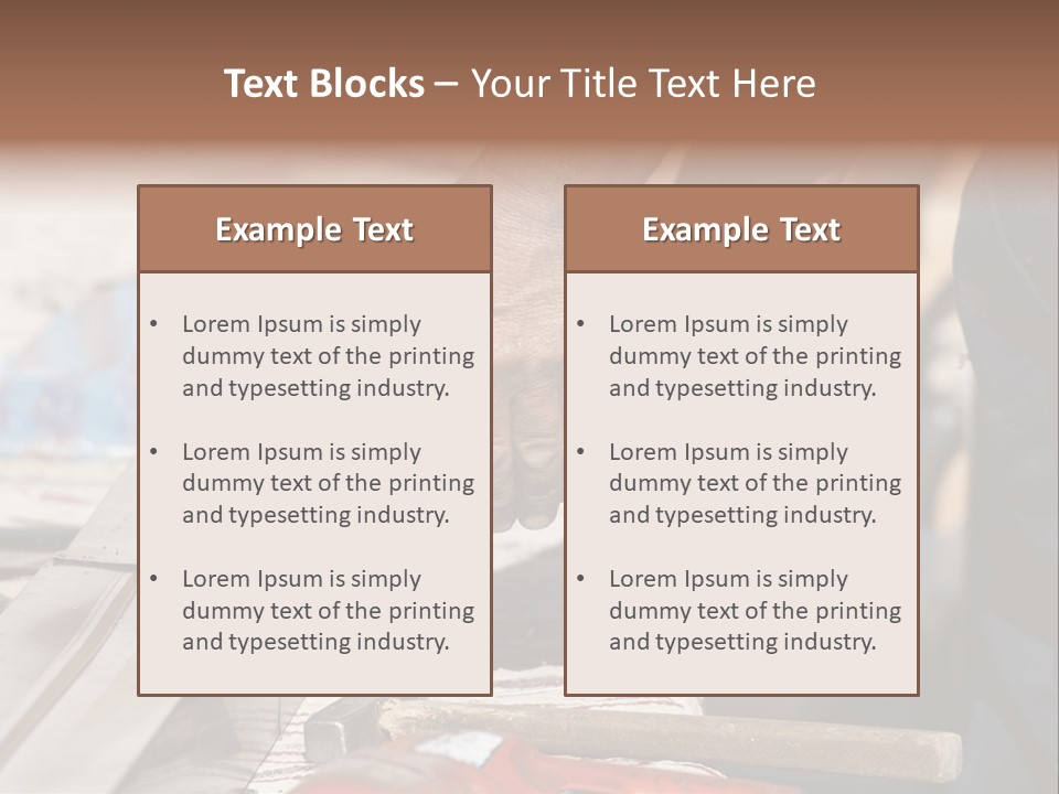 Roofing Season Master PowerPoint Template