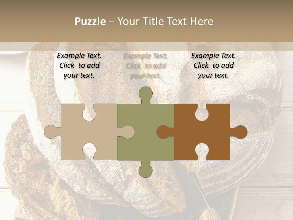 Fresh Sliced Yeast PowerPoint Template