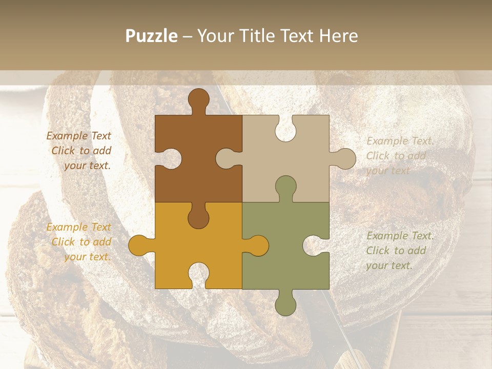 Fresh Sliced Yeast PowerPoint Template