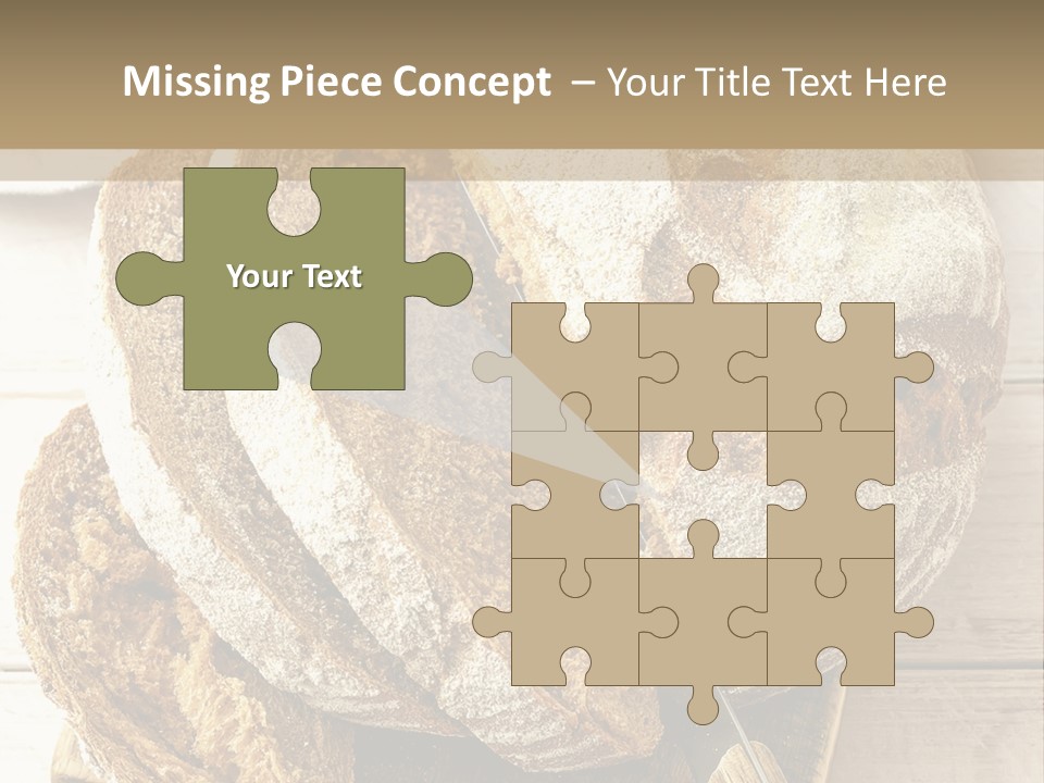 Fresh Sliced Yeast PowerPoint Template