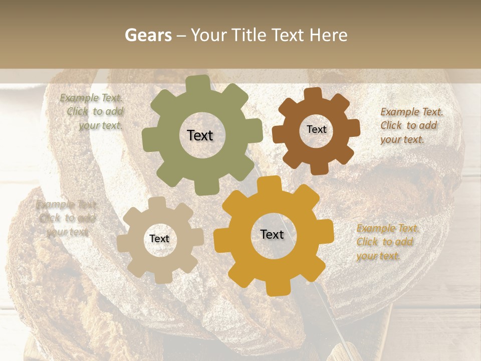 Fresh Sliced Yeast PowerPoint Template