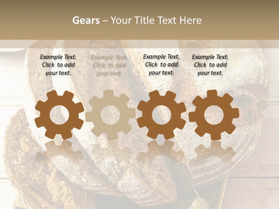 Fresh Sliced Yeast PowerPoint Template