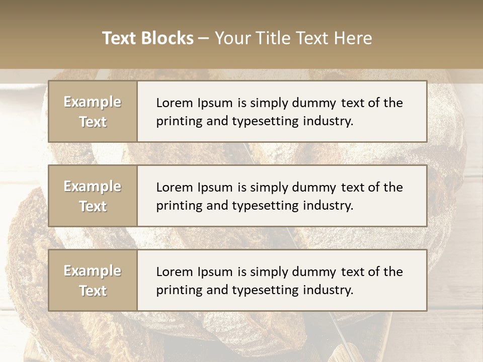 Fresh Sliced Yeast PowerPoint Template