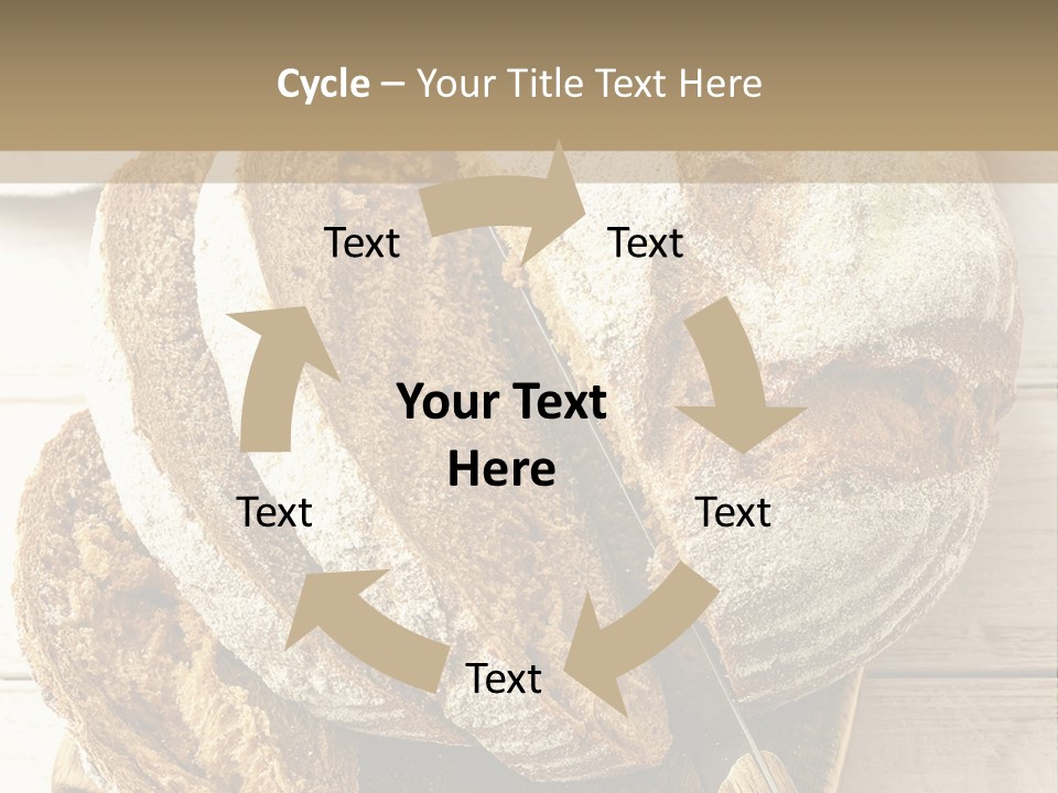 Fresh Sliced Yeast PowerPoint Template
