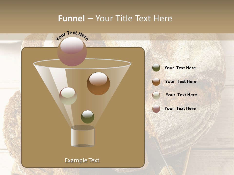 Fresh Sliced Yeast PowerPoint Template