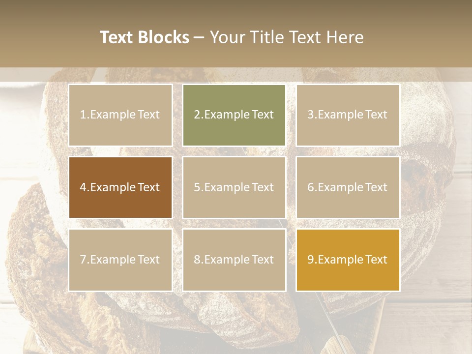 Fresh Sliced Yeast PowerPoint Template