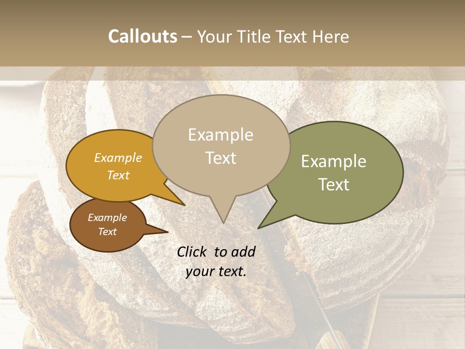 Fresh Sliced Yeast PowerPoint Template