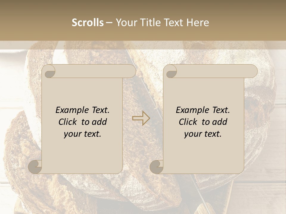 Fresh Sliced Yeast PowerPoint Template