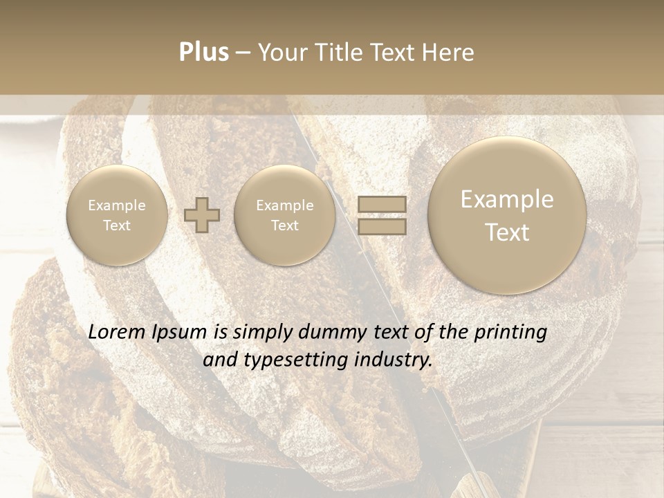 Fresh Sliced Yeast PowerPoint Template