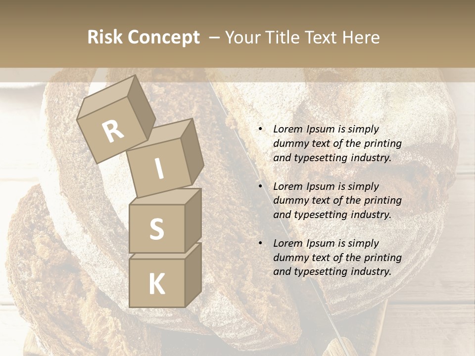 Fresh Sliced Yeast PowerPoint Template