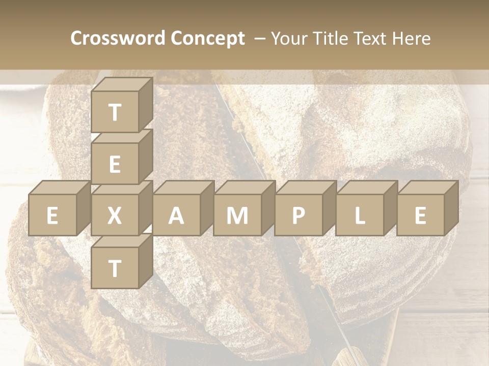 Fresh Sliced Yeast PowerPoint Template