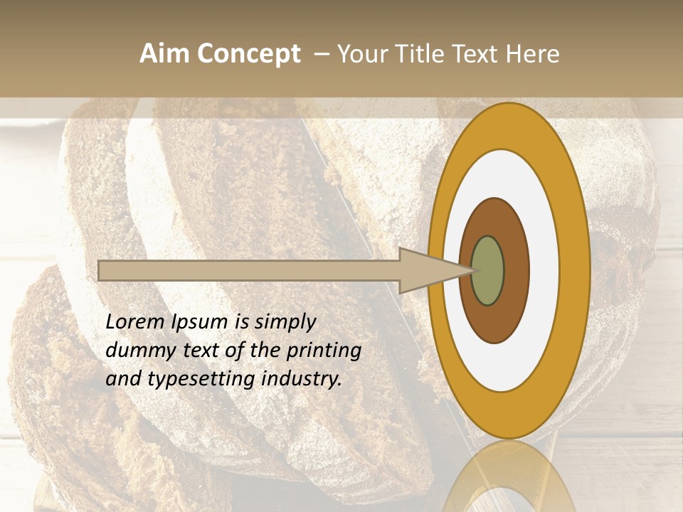 Fresh Sliced Yeast PowerPoint Template