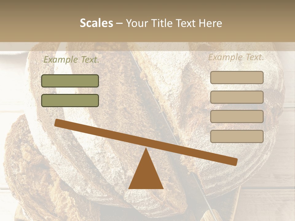 Fresh Sliced Yeast PowerPoint Template