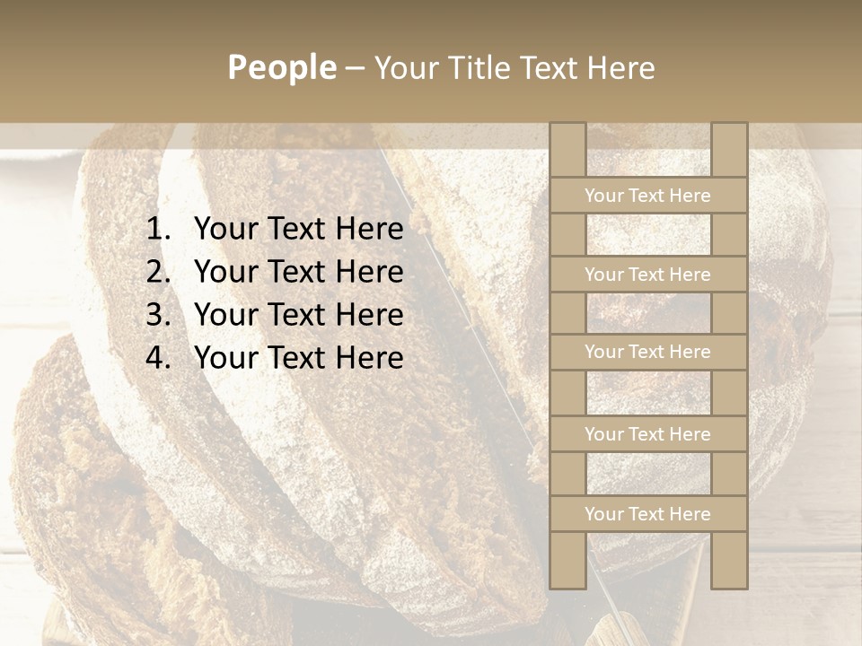 Fresh Sliced Yeast PowerPoint Template