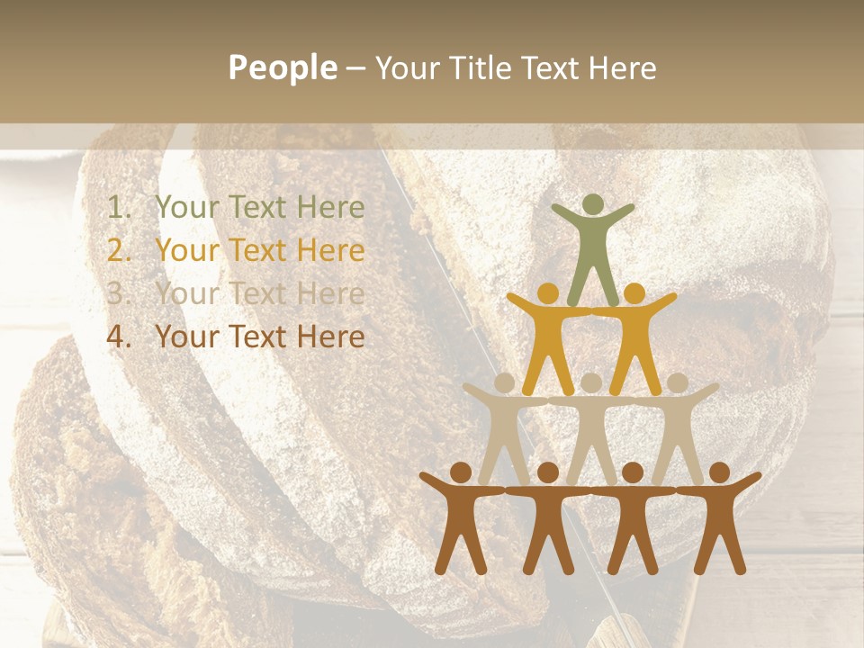 Fresh Sliced Yeast PowerPoint Template