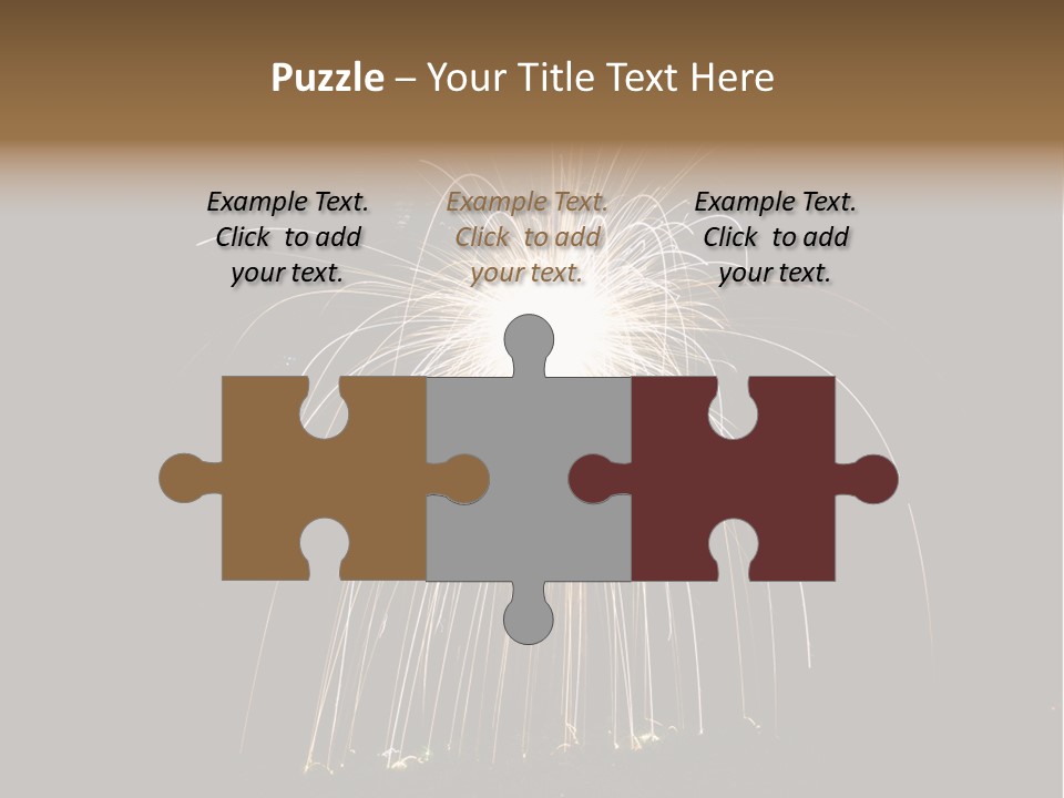 Red Sparkler Spin PowerPoint Template