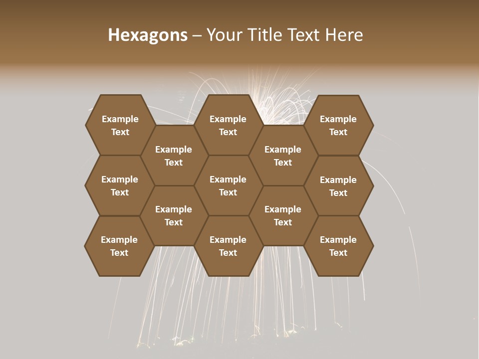 Red Sparkler Spin PowerPoint Template