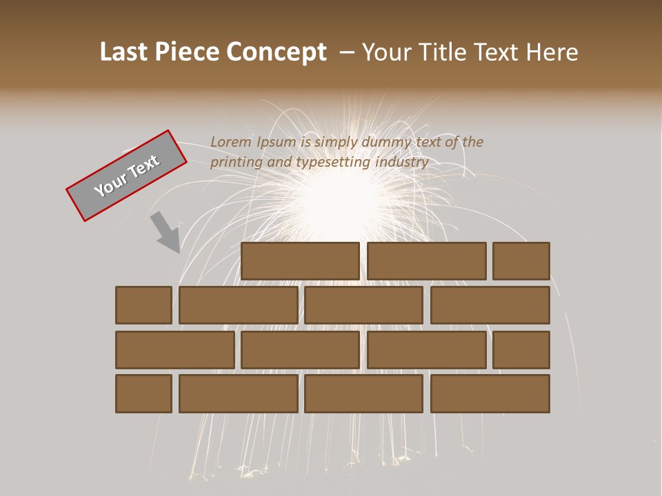 Red Sparkler Spin PowerPoint Template