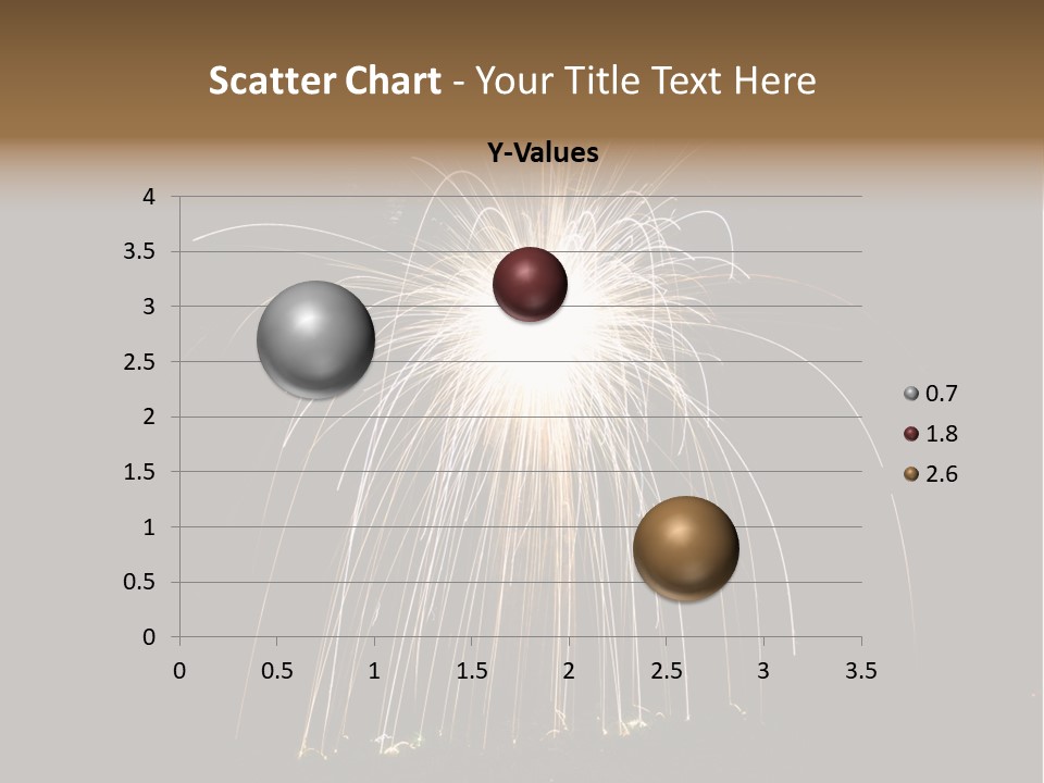 Red Sparkler Spin PowerPoint Template