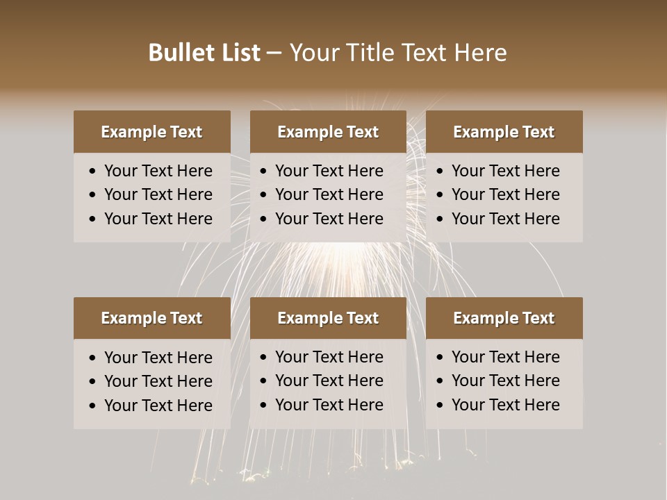 Red Sparkler Spin PowerPoint Template