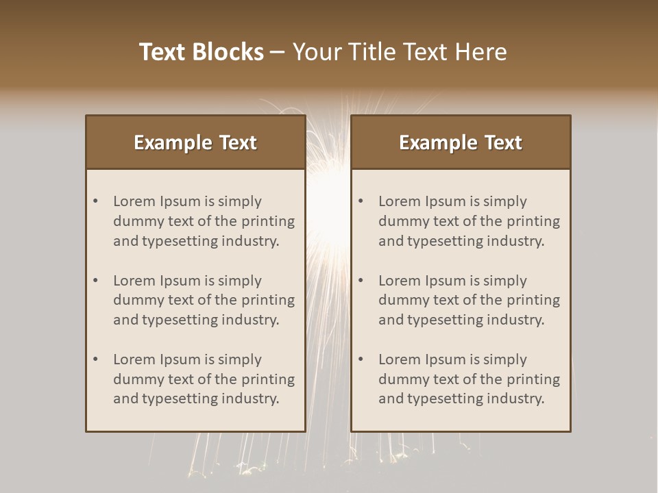 Red Sparkler Spin PowerPoint Template