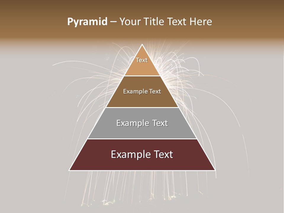 Red Sparkler Spin PowerPoint Template