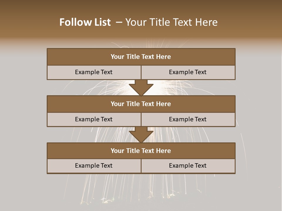 Red Sparkler Spin PowerPoint Template