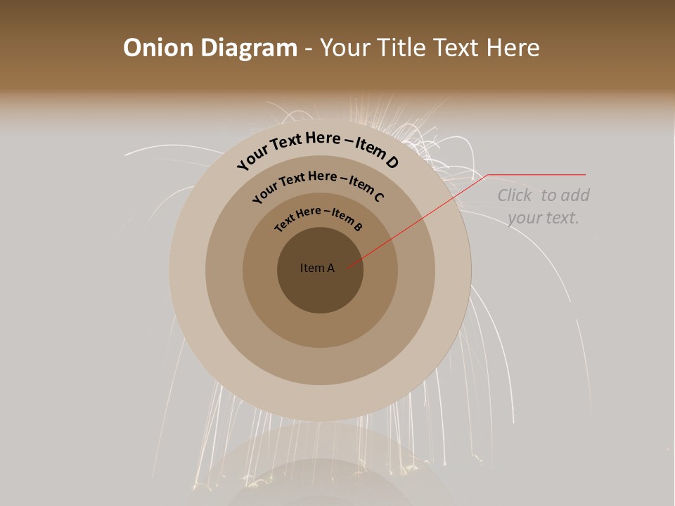 Red Sparkler Spin PowerPoint Template