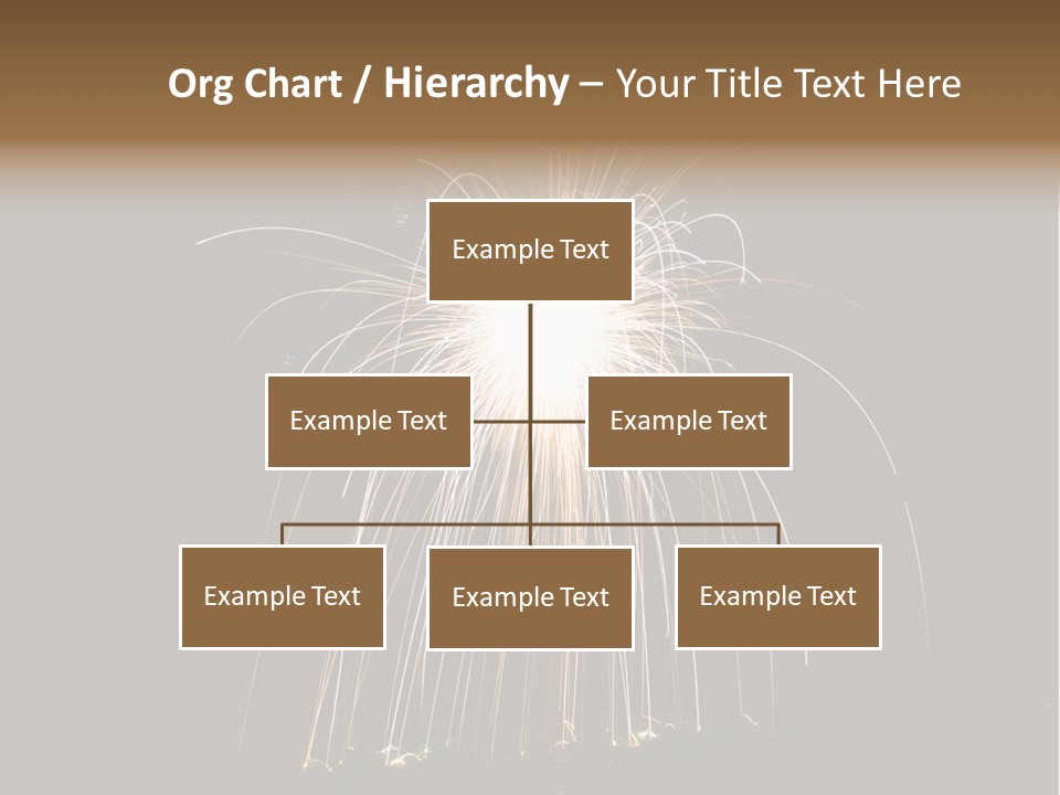 Red Sparkler Spin PowerPoint Template