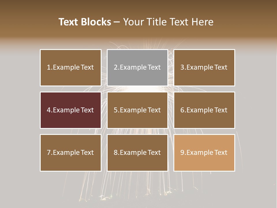 Red Sparkler Spin PowerPoint Template