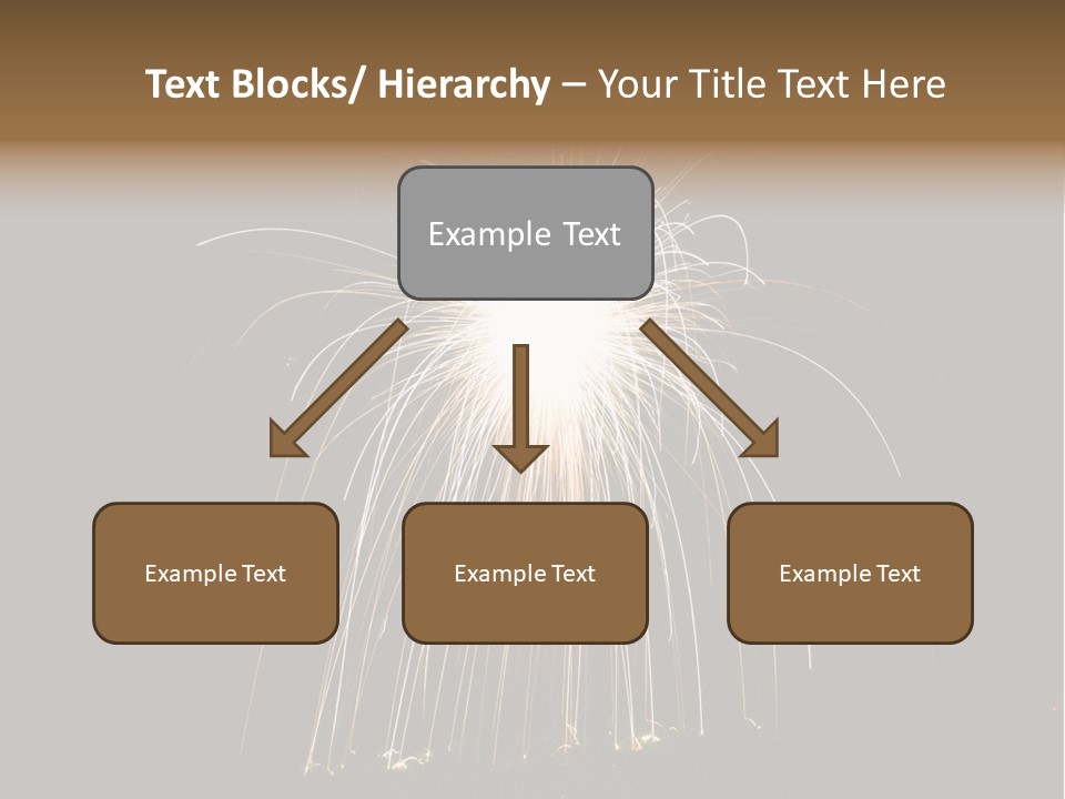 Red Sparkler Spin PowerPoint Template